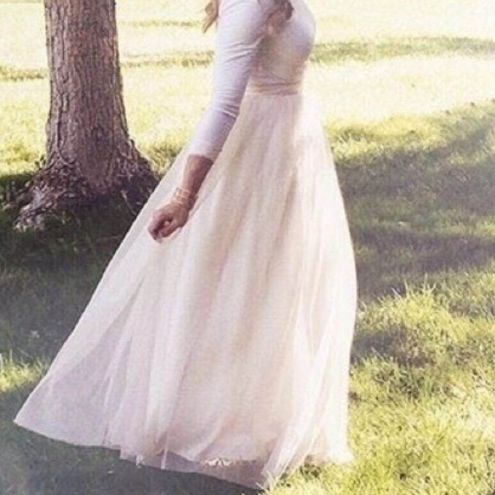 Lauren Conrad Ombre Maxi Skirt